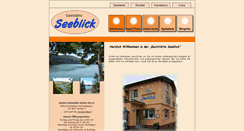 Desktop Screenshot of gaststaette-seeblick.de